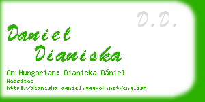 daniel dianiska business card